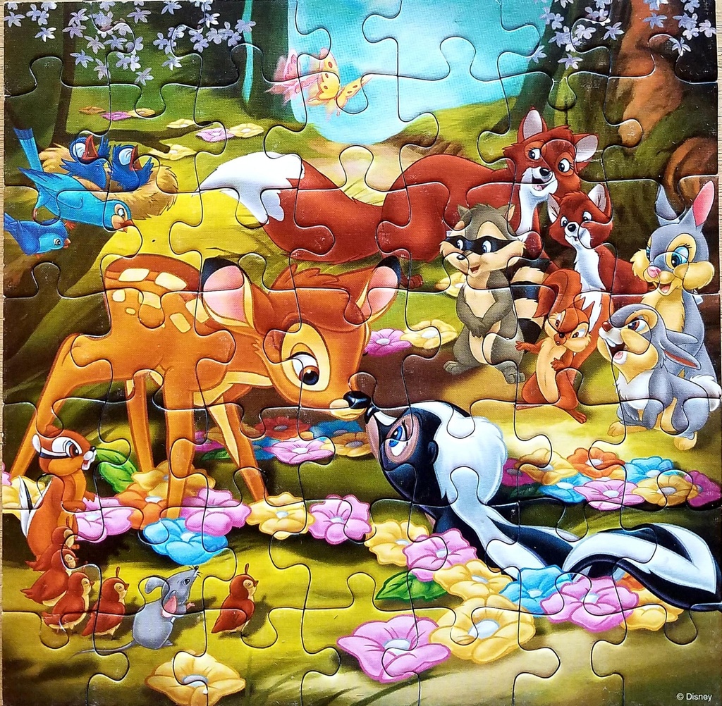 Puzzle "Bambi, Balou et Simba" 3x49p - RAVENSBURGER 