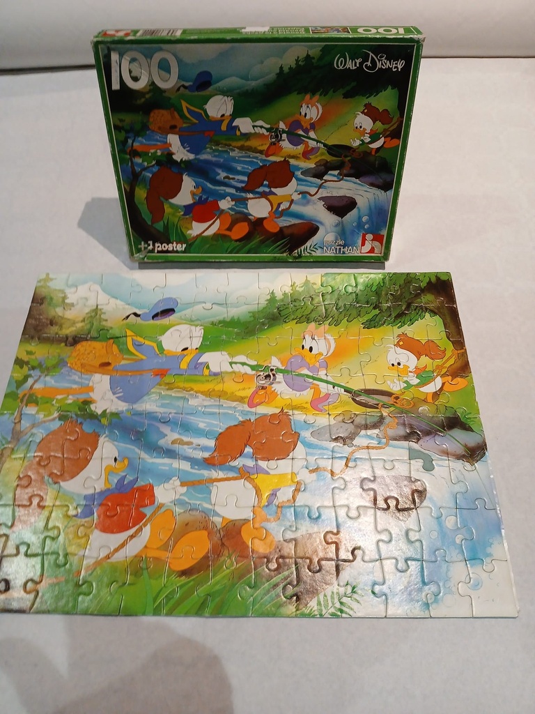 Puzzle Donald à la pêche 100p - NATHAN  