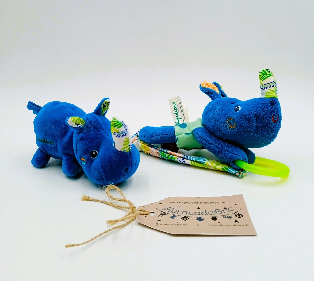 Lot 2 hochets Rhinocéros - LiLLiPUTiENS 