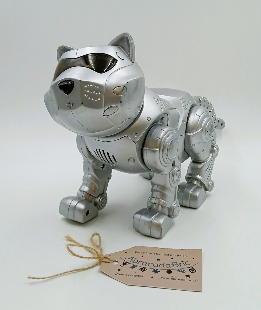 Robot chat gris - LANSAY