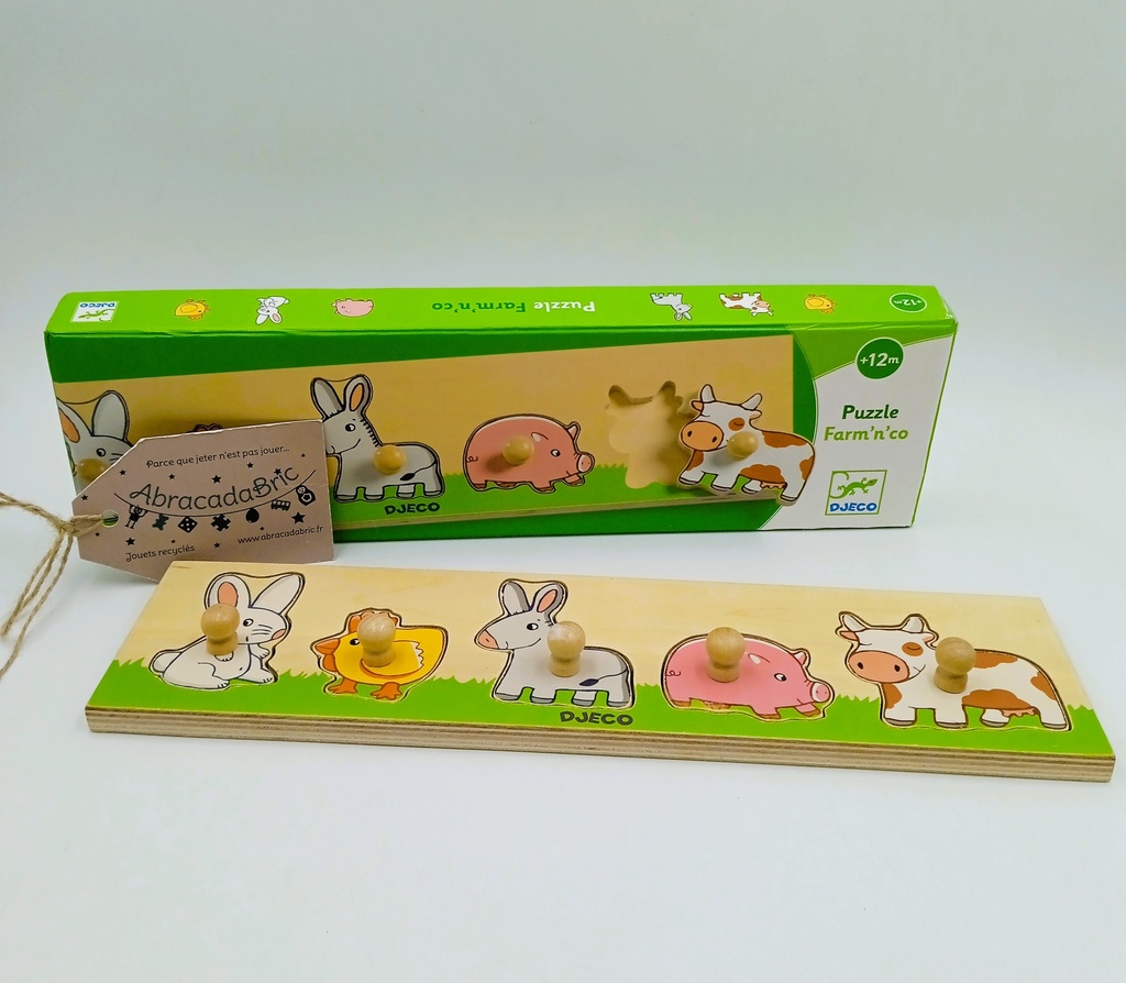 Puzzle Farm'n'co - DJECO 