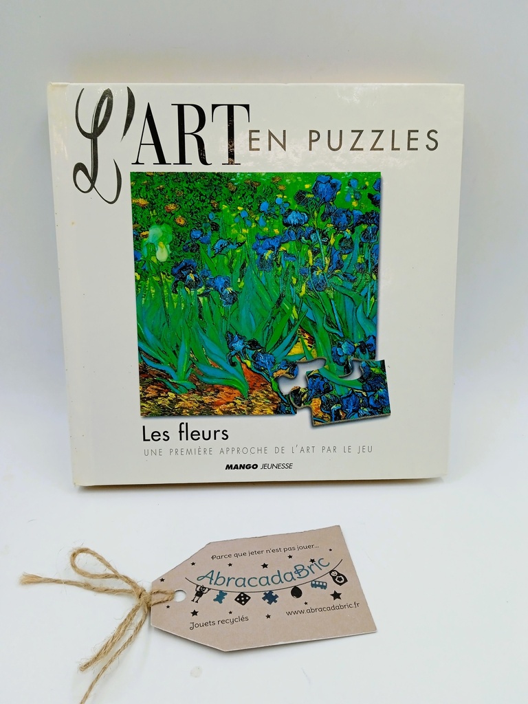 L'art en puzzle " Les fleurs" - MANGO JEUNESSE 