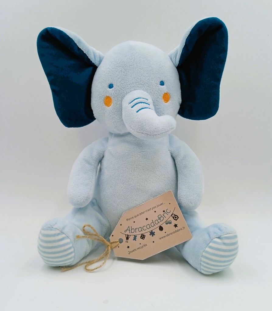 Peluche éléphant 27cm - TOMYKiDS