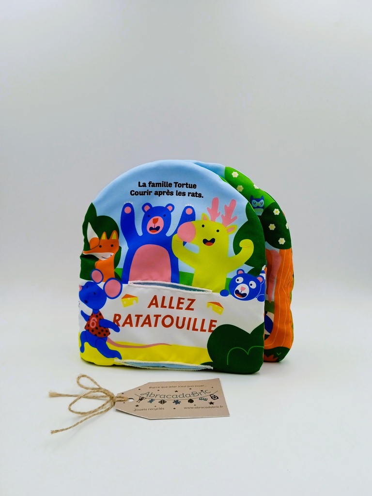 Livre en tissu "Allez ratatouille" - TOURBiLLON