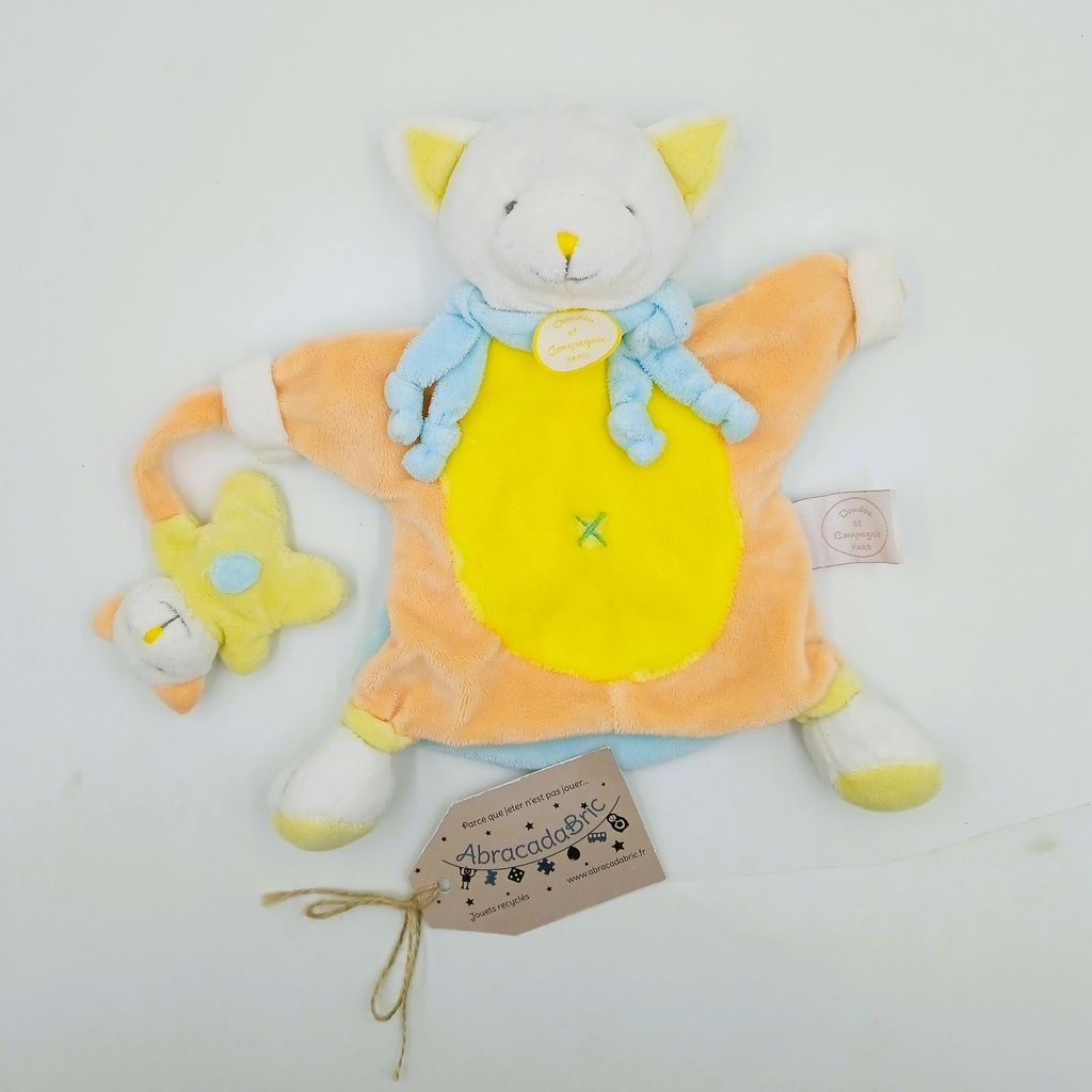 Marionnette chat 24cm - DOUDOU ET COMPAGNiE 