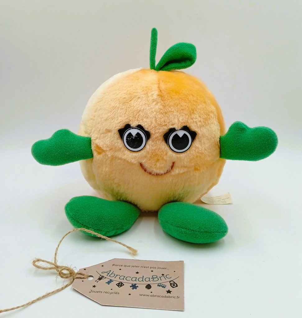 Peluche fruit orange 14cm - WALLACE
