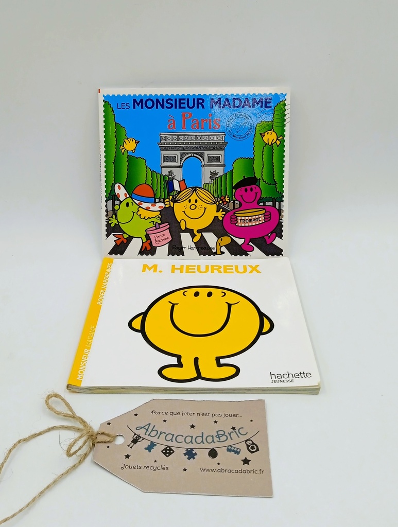 "M. Heureux" & "Les monsieur madame à Paris" - HACHETTE 