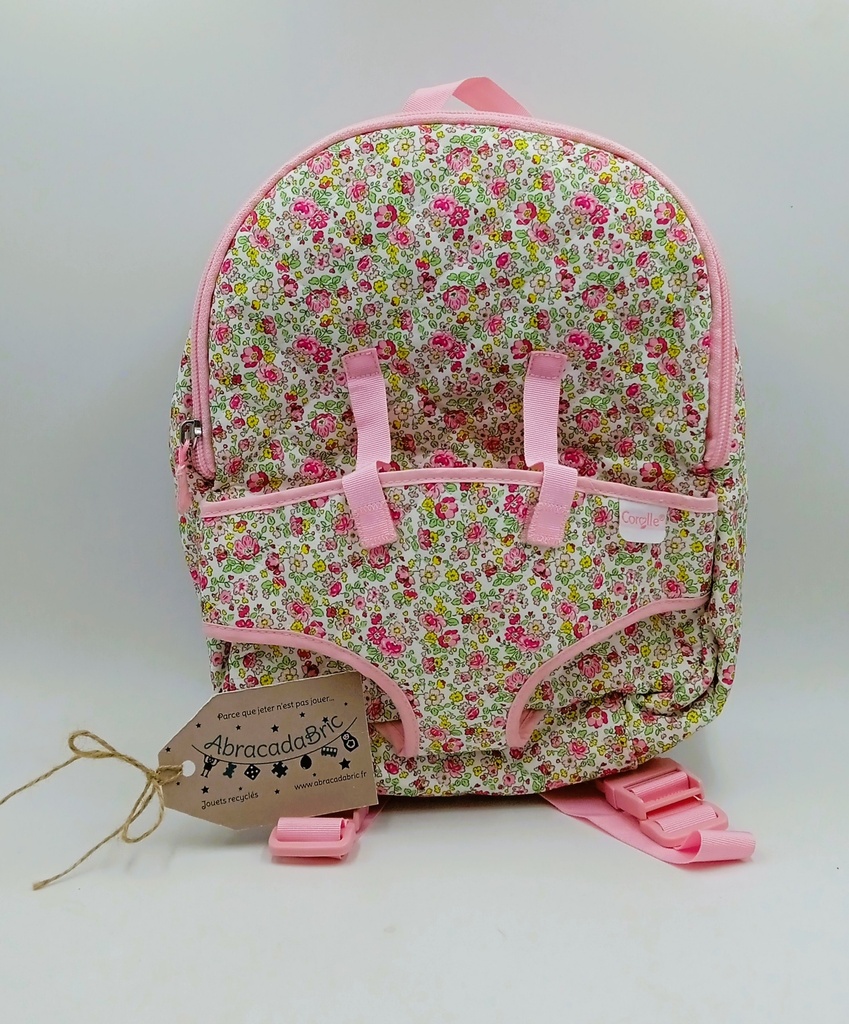 Sac à dos porte poupon fleurie - COROLLE 