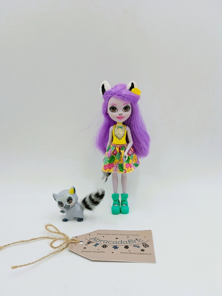 Enchantimals Larissa lémurien 15cm - MATTEL 