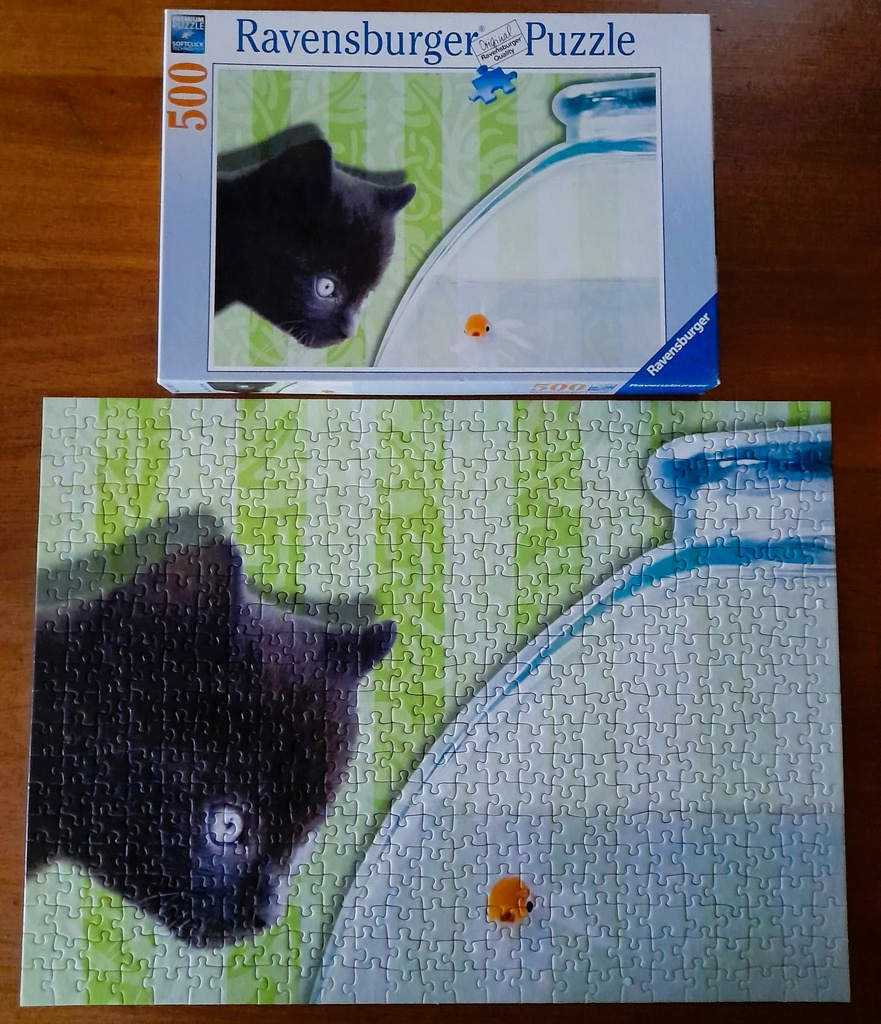 Puzzle "Chat noir" 500p - RAVENSBURGER