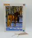 Puzzle "Cheval au pré dans la neige" 500p - HASBRO