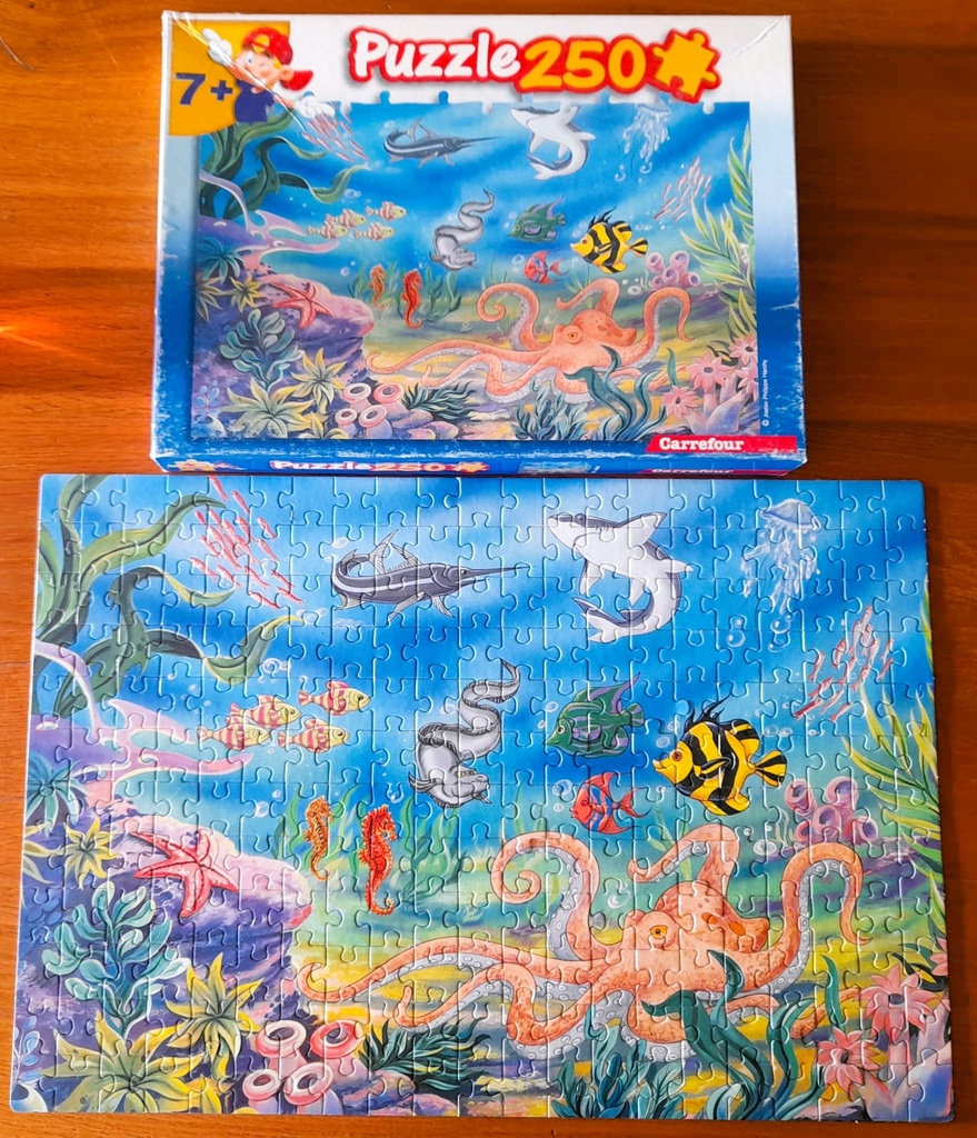 Puzzle "Vie sous-marine" 250p - CARREFOUR 