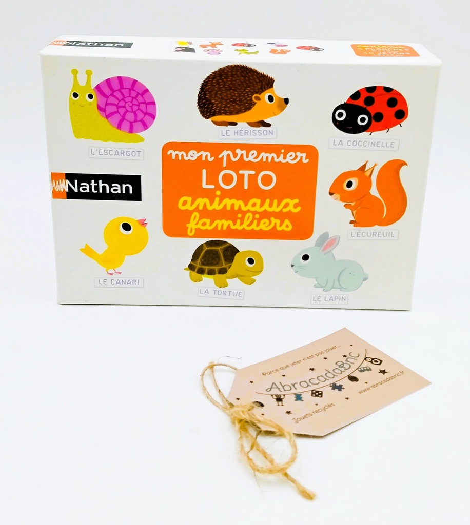 Mon premier loto animaux familiers- NATHAN 