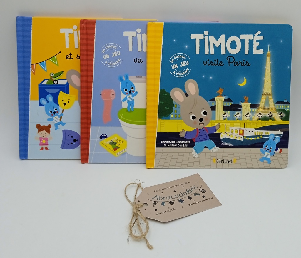 Timoté visite Paris- Timoté va sur le pot- Timoté et ses émotions -GRUND 