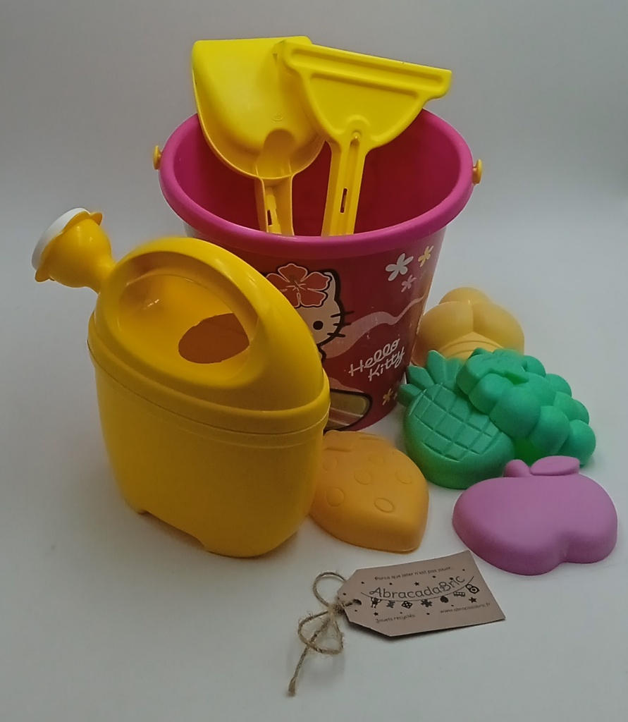 Seau de plage avec accessoires