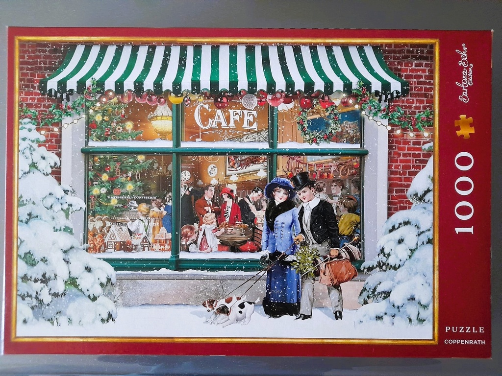 Puzzle "Café de Noël d'Antan" 1000p - COPPENRATH