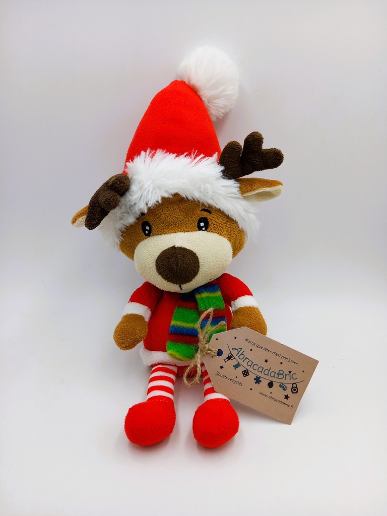 Peluche renne de Noël 30cm - FiZZY  
