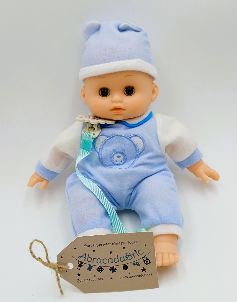 Poupon pyjame bleu 28cm - PETiT COLiN