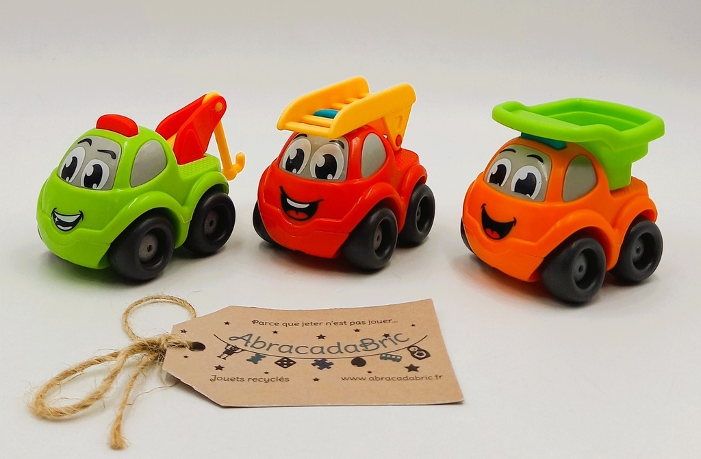 Lot 3 voitures - SMOBY