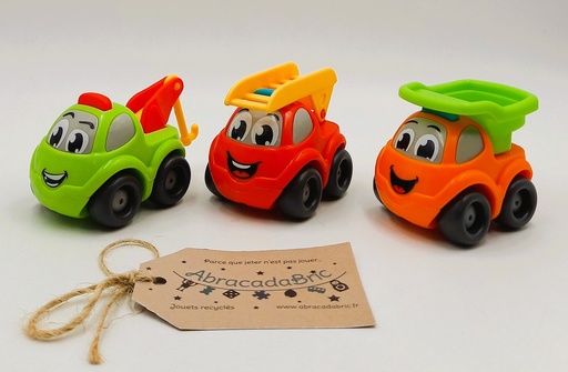 Lot 3 voitures - SMOBY