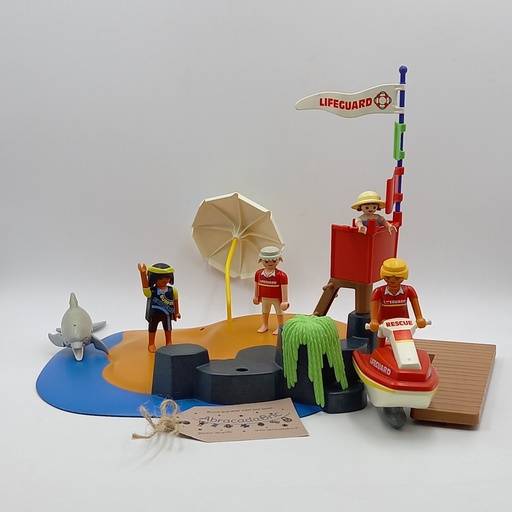 Vacanciers et poste de secours - PLAYMOBiL