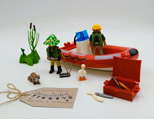 Braconnier avec bateau - PLAYMOBIL