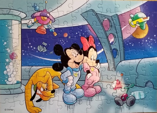 Puzzle mickey et minnie spacionautes 99p - MASTERLiNE