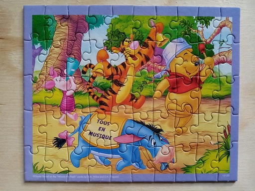 Puzzle Winnie "tous en musique" 50p - RAVENSBURGER