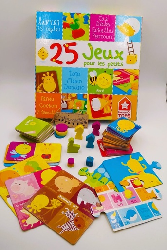 Coffret 25 jeux pour enfants - HOUSE OF TOYS