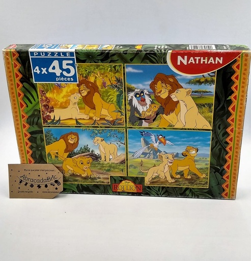 Puzzles "Roi Lion" 3x45p - NATHAN