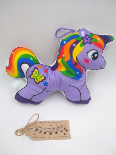 Peluche Licorne arc-en-ciel 25cm