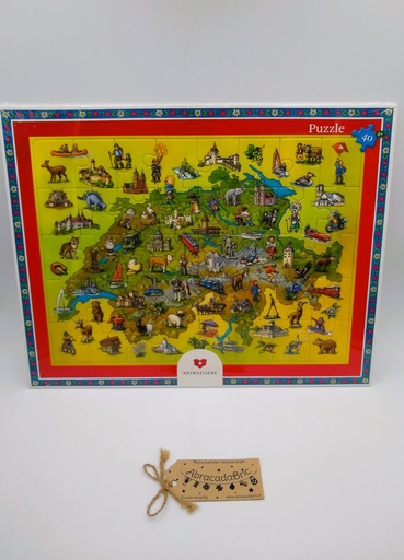 Puzzle "La Suisse " 40p - HEiMATLiEBE