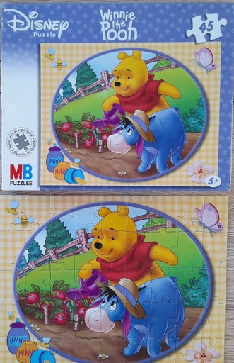 Puzzle "Winnie l'ourson" 45p - MB