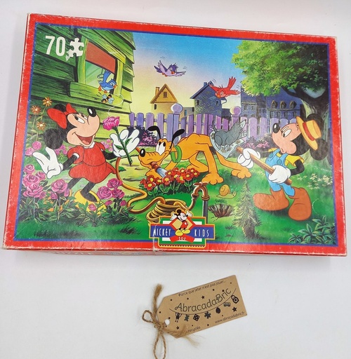 Puzzle mickey et Minnie au jardin 70p - MiCKEY for KiDS