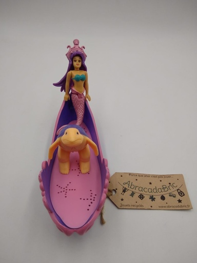Petite sirène rose et accessoires