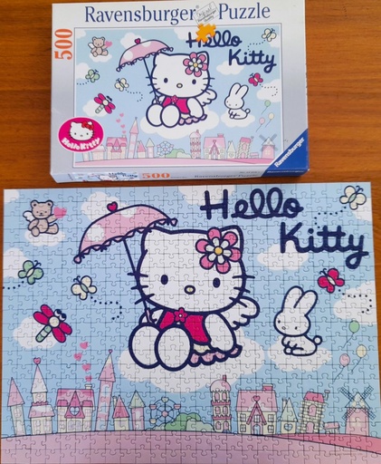 Puzzle "Hello Kitty" 500p - RAVENSBURGER