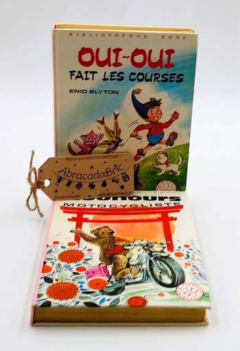 "Nounours motocycliste" & "Oui-Oui fait les courses" - BiBLiOTHEQUE ROSE