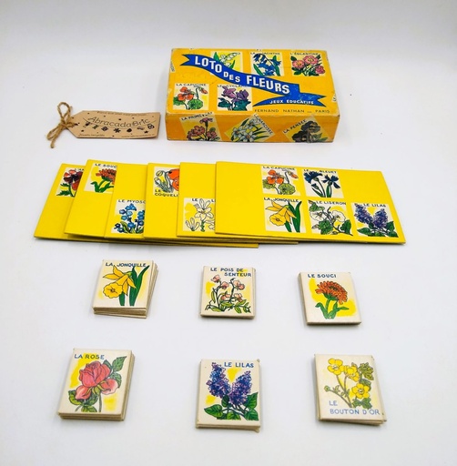 Loto des fleurs vintage - NATHAN