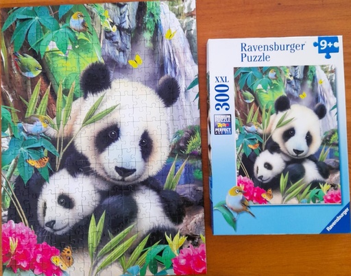 Puzzle "Charmants Pandas" 300p - RAVENSBURGER
