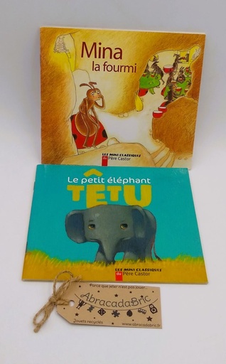 "Mina la fourmi" & "Le petit éléphant têtu" - FLAMMARiON