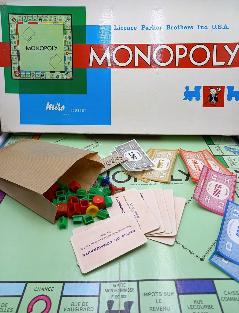 Monopoly miro company vintage - Label Emmaüs