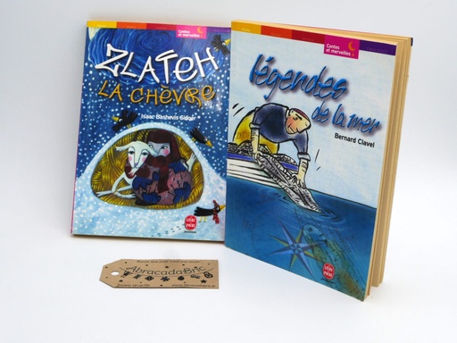 Lot x2 "Zlateh la chèvre" et "Légendes de la mer" - HACHETTE