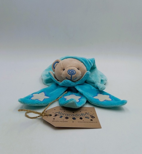 Doudou ours bleu - BABY NAT