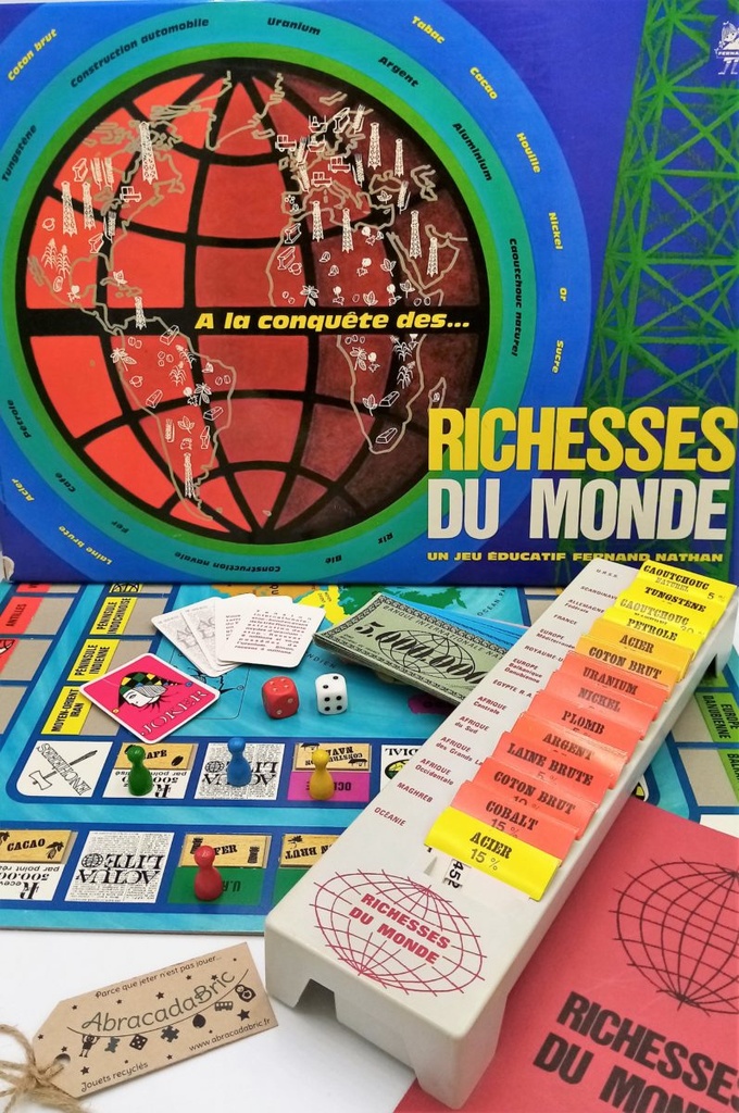 Jeu de société Lansay Richesses du Monde Express - Jeu classique