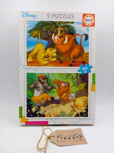 Puzzles héros Disney 2x20p - EDUCA
