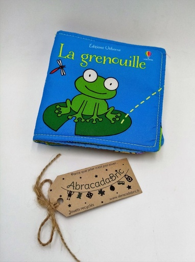 Livre tissus "la grenouille" - EDiTiONS USBORNE