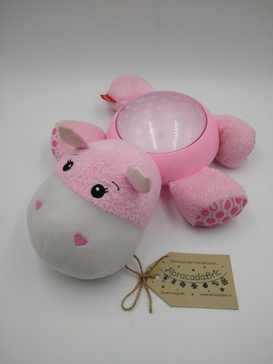 Veilleuse musicale hippopotame rose - FiSHER PRiCE