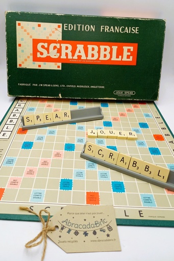 Scrabble classique vintage (boite usée) - SPEAR