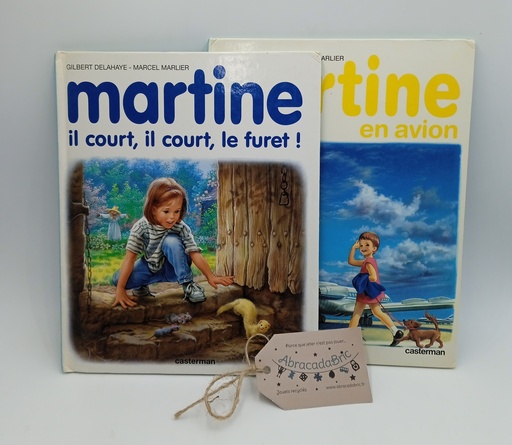 "Martine il court, il court le furet!" & "Martine en avion" - CASTERMAN