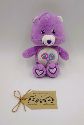 Peluche Bisounours violet 20cm - PiOUPiOU ET MERVEiLLES 